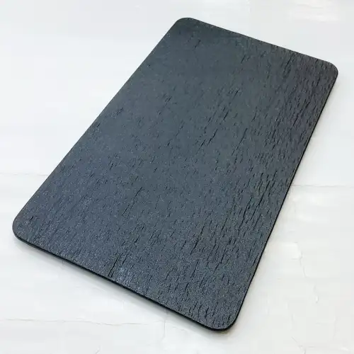 #BS9031-BK; Ceramic flat plate 28x17cm - BK