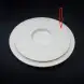 #BU6412; Ceramic 10.25" rd. plate #YP/WT 