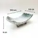 #BY-0136B; Ceramic angle plate 8" #431 
