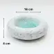#BY-3359C; Ceramic donut shape bowl 6.5" #595