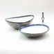 #BY-7686; Ceramic 9" oval bowl #485