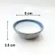 #BY-7808; Ceramic 3.6" sauce dish #485