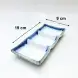 #BY-7853; Ceramic 7.5" sauce dish 1x3 #485