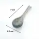 #BY-9659A; Ceramic spoon 7" #466