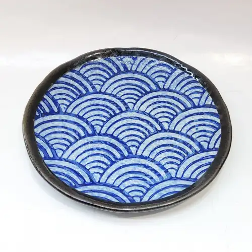 #CB-8027; Ceramic 6.25" rd. plate #HBW