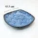 #CB-8119; Ceramic squ.7" plate #HBW