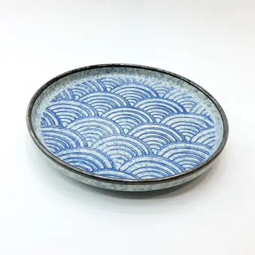 #CB-8545; Ceramic 7" plate #HBW   