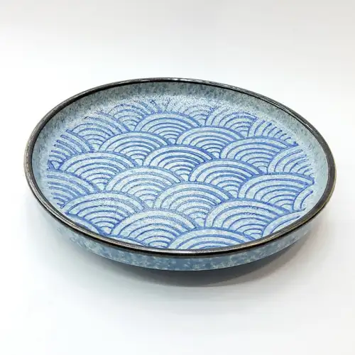 #CB-8583; Ceramic 9" plate #HBW 