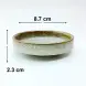#CH-1058; Ceramic 3.5" sauce dish #CH 