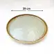 #CH-1119; Ceramic round plate 11.2" #CH  