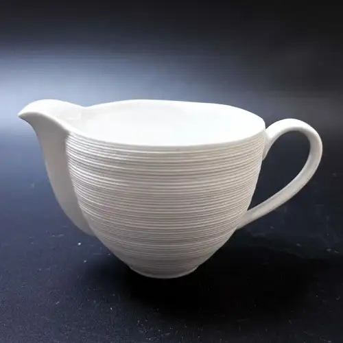 #CM5322; Ceramic cream server #WT 