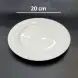 #CT5797; Ceramic plate Rd. 20cm #LG 
