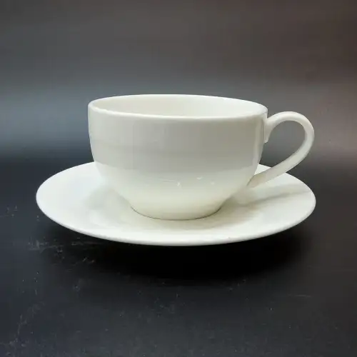 #CT5964; Ceramic coffee cup + saucer 215ml #LG  
