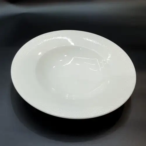 #CT7975; Ceramic pasta plate 25.5cm #LG 