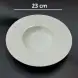 #CT7999; Ceramic pasta & soup plate 23cm #LG 
