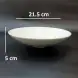 #CT8019; Ceramic salad bowl 21.5cm #LG  