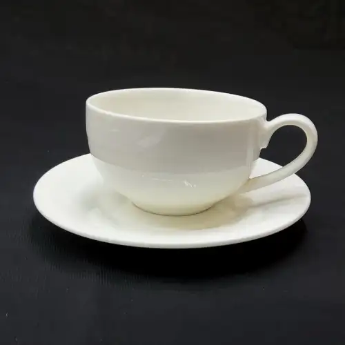 #CT8071; Ceramic coffee cup + saucer 140ml #LG 