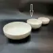 #CT8149; Ceramic bowl 14.5cm #LG  