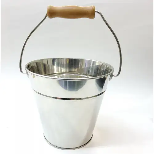 #CY107-SS;  S/S bucket 15.4cm #201