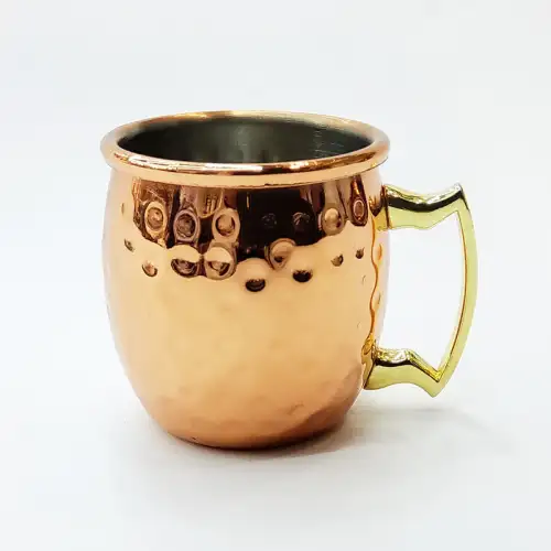 #DX1730;  Mule mug 60ml hammered #1730
