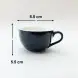 #EG150-DB; Coffee cup + saucer 150ml/ #E /DB