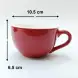 #EG300-R; Coffee cup + saucer 300ml #E /R