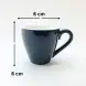 #EG80-DB; Coffee cup + saucer 80ml / #E /DB