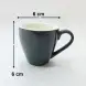 #EG80-DG; Coffee cup + saucer 80ml #E /DG