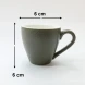 #EG80-GRT; Coffee cup + saucer 80ml #E /GRT