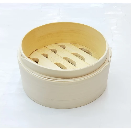 #FS10R-B; Bamboo steamer rd. basket 10cm  