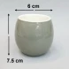 #G160-GY; Ceramic cup 160ml - GY