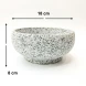 #GW1808; Stone bowl 18x8cm