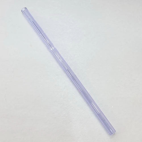 #GZXG8-PL;  Glass straw straight1 19.5cm PL