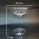 #HJX-8309; Cocktail glass 300ml     