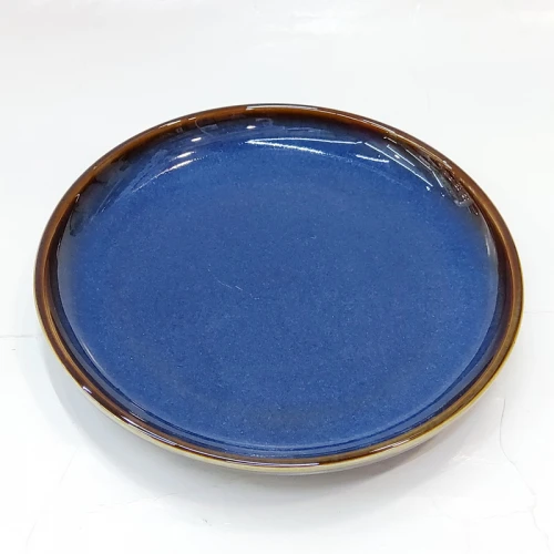 #HN0160;  Ceramic rd. plate 14cm