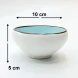 #HN0573-BW; Ceramic dessert bowl 4" BW