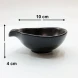 #HN2775-BK; Ceramic bowl 10.5cm #BK 