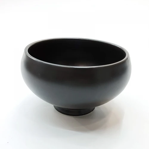 #HN7418-BK; Ceramic bowl 12cm BK 
