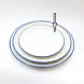 #KH6801-P; Ceramic 8.25" round plate #KHP