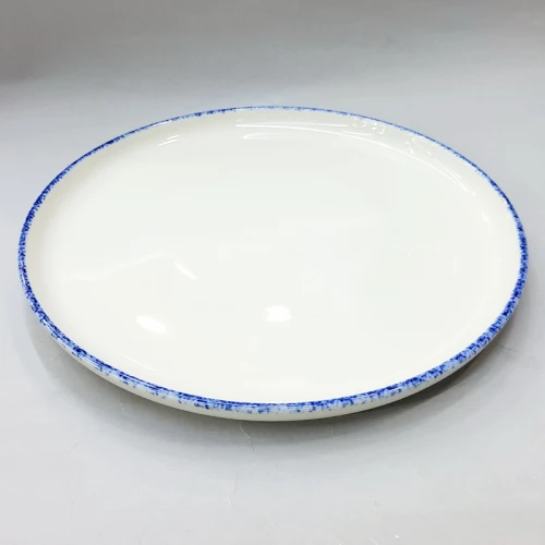 #KH6924; Ceramic 11.5" round plate #KH