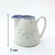 #KH7051-P; Ceramic Cream Pot 140ml w. handle - KHP