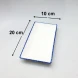 #KH7136; Ceramic rectangle plate 8" #KH