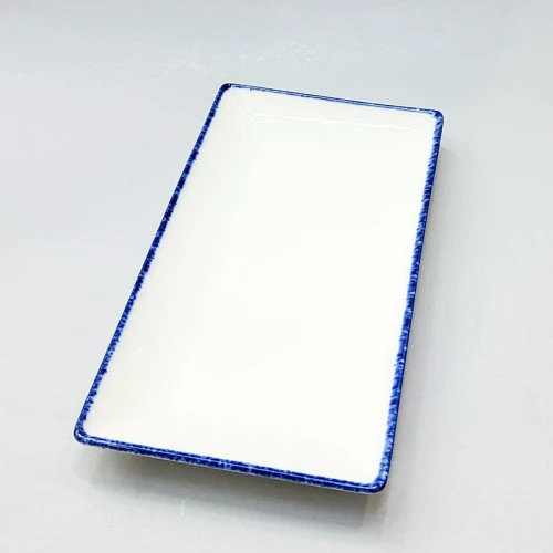 #KH7136; Ceramic rectangle plate 8" #KH
