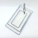 #KH7136-P; Ceramic rectangle plate 8" #KHP