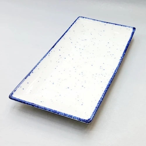 #KH7136-P; Ceramic rectangle plate 8" #KHP