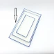 #KH7150; Ceramic rectangle plate 13" #KH