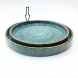 #KK1073-BL; Ceramic deep plate 10.25"