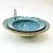 #KK1258-BL;  Ceramic deep plate 7.5"