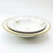 #KK1258-WT;  Ceramic deep plate 7.5"