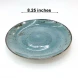 #KK1296-BL;  Ceramic plate 8.25"